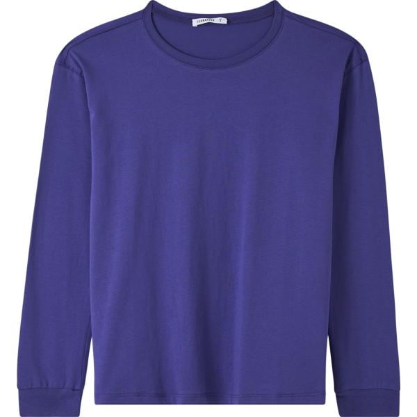 t-shirt Terranova blu tinta unita