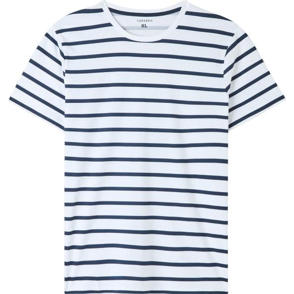 t-shirt Terranova bianco a righe