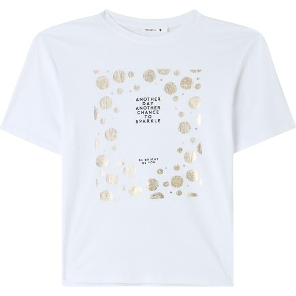 t-shirt Terranova bianco con stampe