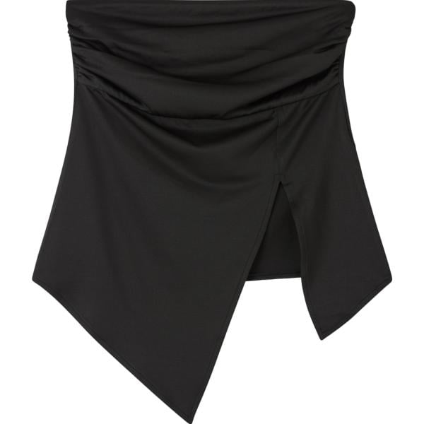 top Terranova nero tinta unita