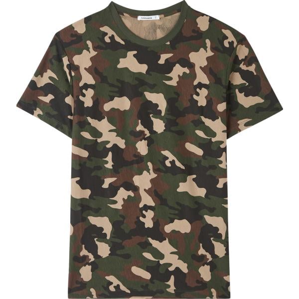 t-shirt Terranova grigio military