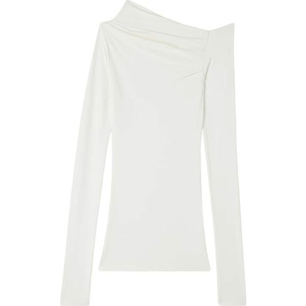 t-shirt Terranova bianco tinta unita