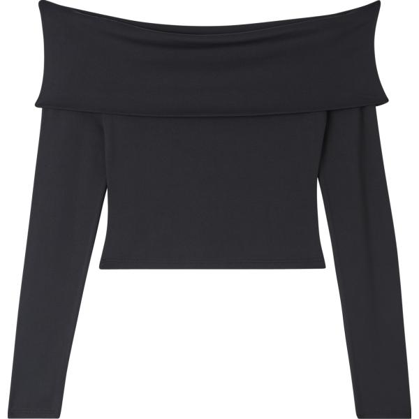 t-shirt Terranova nero tinta unita