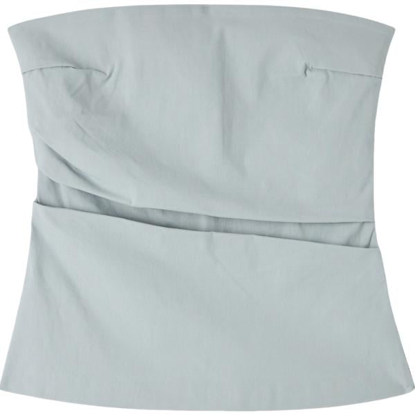 top Terranova verde tinta unita