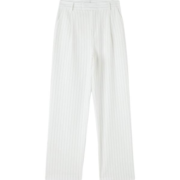 pantaloni Terranova bianco a righe
