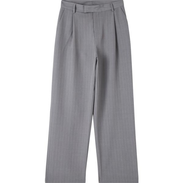 pantaloni Terranova grigio a righe