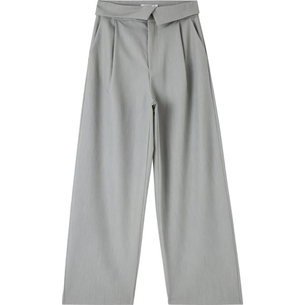 pantaloni Terranova grigio tinta unita