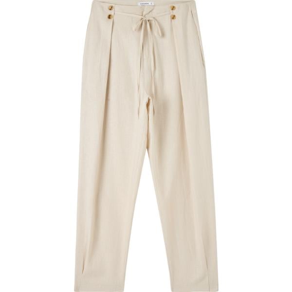 pantaloni Terranova bianco tinta unita