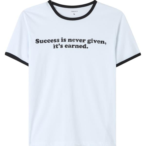 t-shirt Terranova bianco con stampe