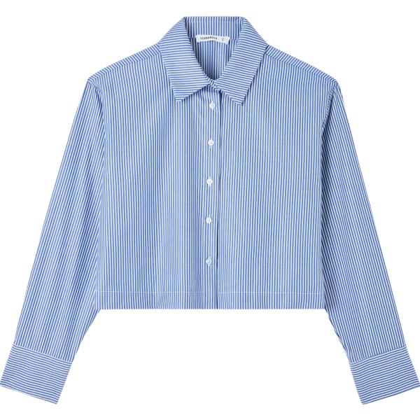 camicie Terranova blu a righe