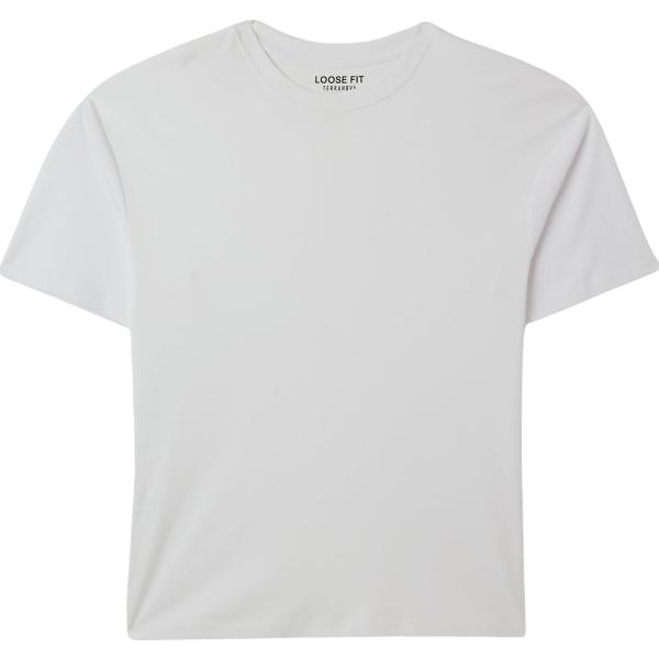 t-shirt Terranova bianco tinta unita