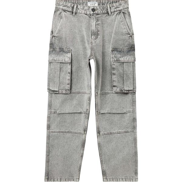 jeans Terranova grigio tinta unita
