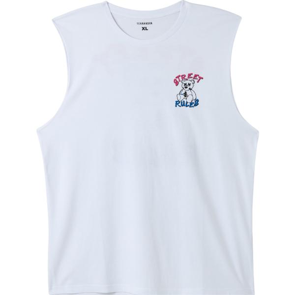 canottiere Terranova bianco con stampe
