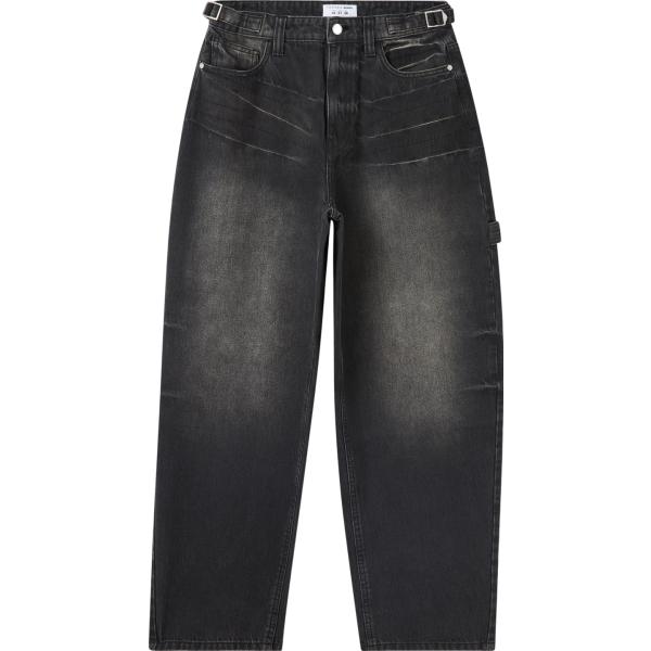 jeans Terranova nero tinta unita
