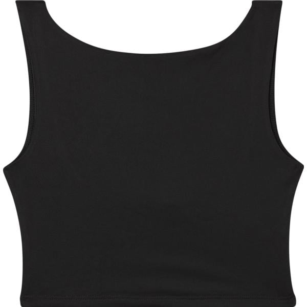 top Terranova nero tinta unita