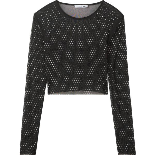 maglieria Terranova nero tinta unita