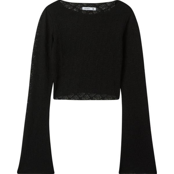t-shirt Terranova nero tinta unita