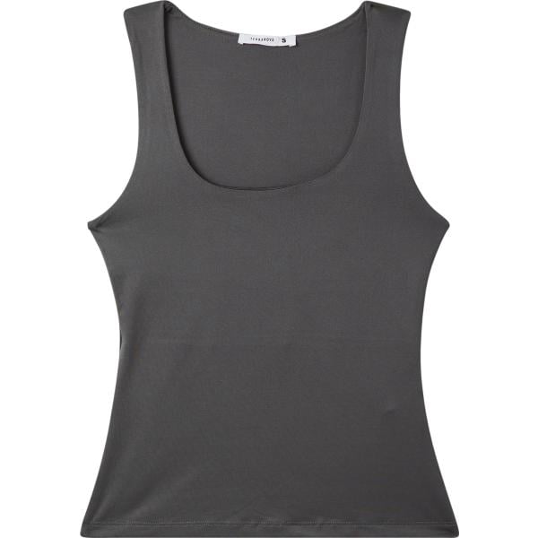top sportivi Terranova grigio tinta unita