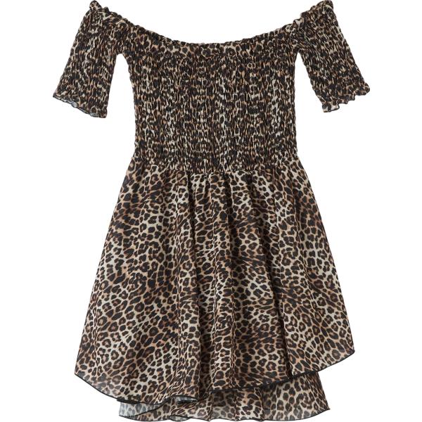 vestiti corti Terranova marrone animalier