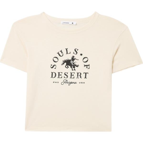 t-shirt Terranova bianco con stampe