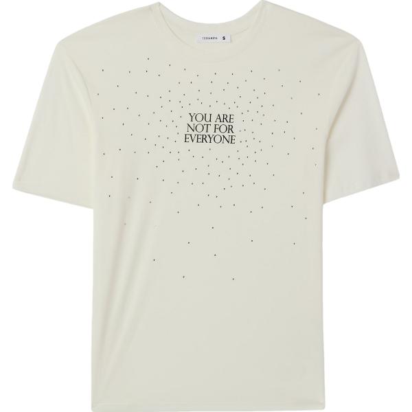 t-shirt Terranova bianco con stampe