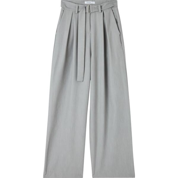 pantaloni Terranova grigio tinta unita