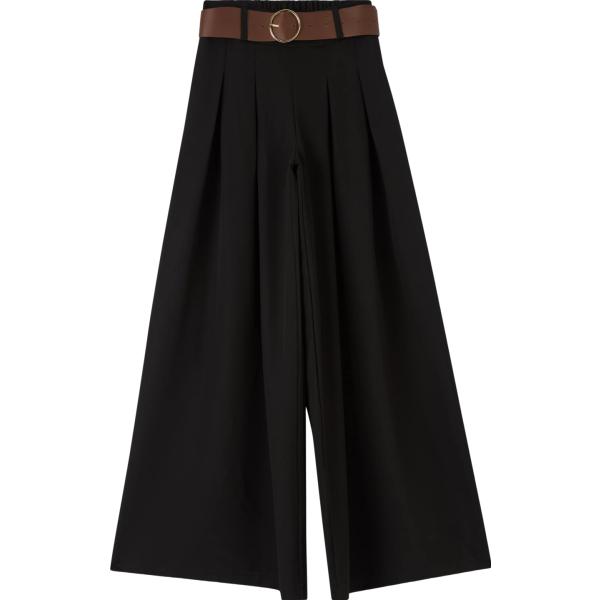 pantaloni Terranova nero tinta unita