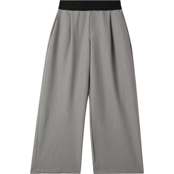 pantaloni Terranova grigio tinta unita