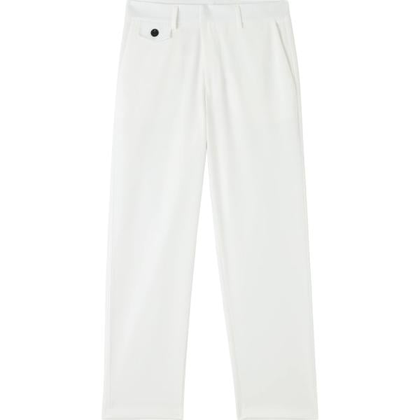 pantaloni Terranova bianco tinta unita