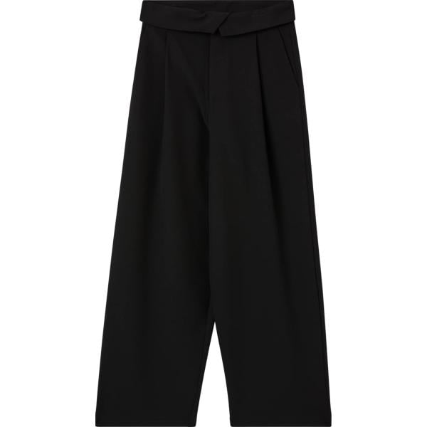 pantaloni Terranova nero tinta unita