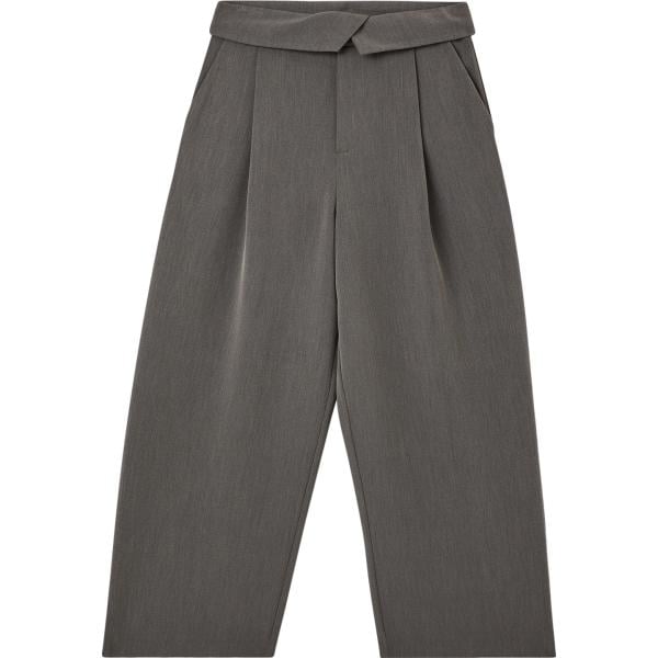 pantaloni Terranova grigio tinta unita