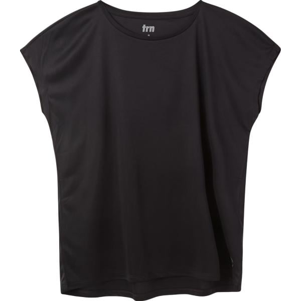 t-shirt Terranova nero tinta unita