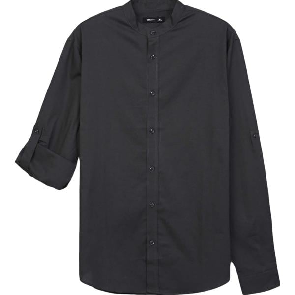 camicie Terranova grigio tinta unita