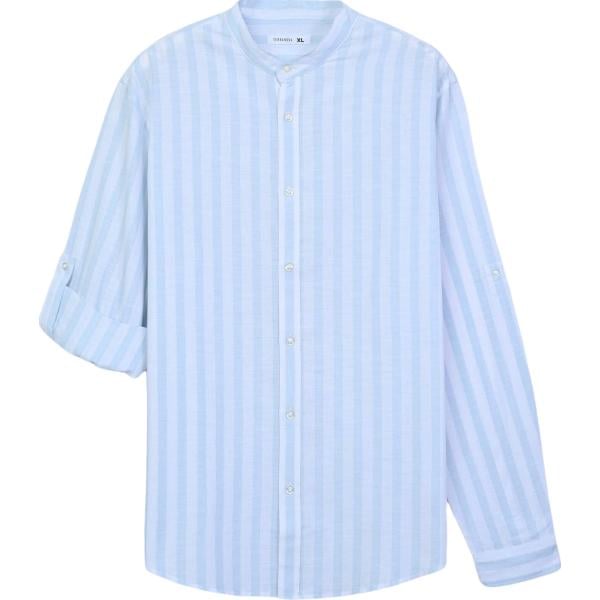 camicie Terranova blu a righe