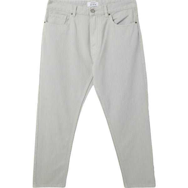 pantaloni Terranova grigio tinta unita