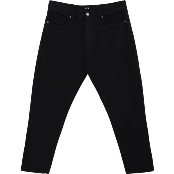 pantaloni Terranova nero tinta unita