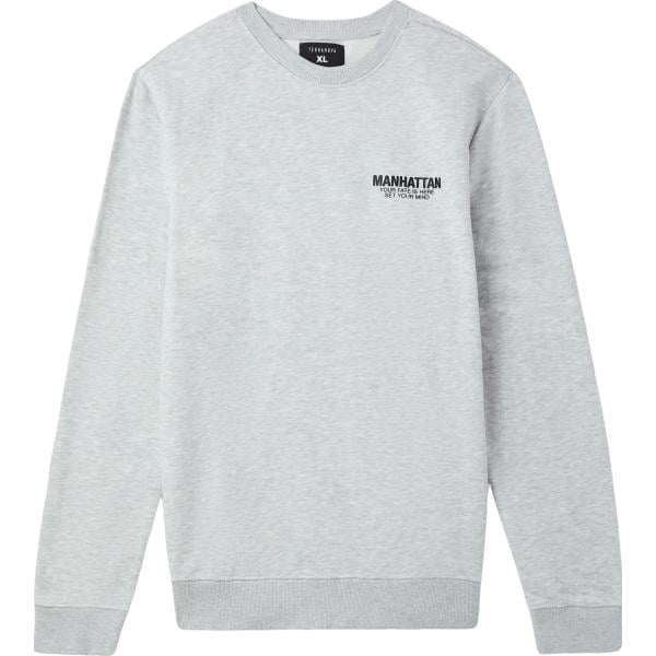 felpe Terranova grigio con stampe