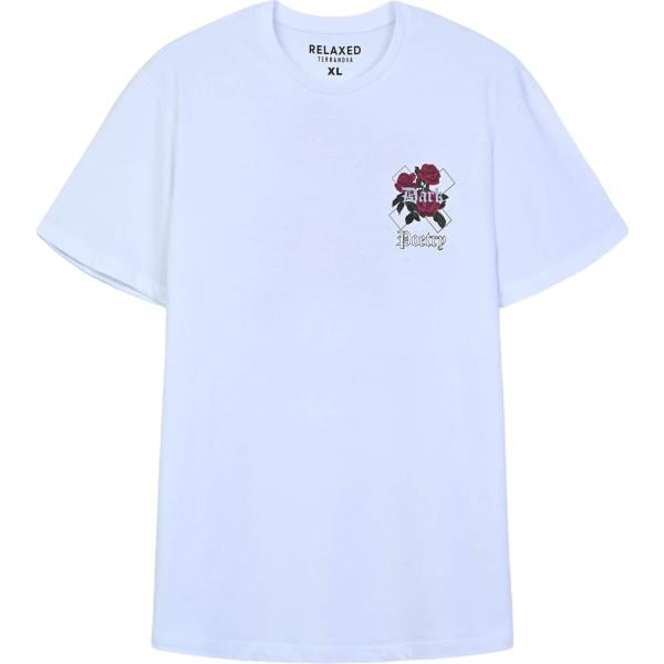 t-shirt Terranova bianco con stampe