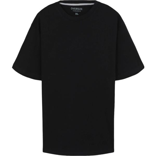 t-shirt Terranova nero tinta unita