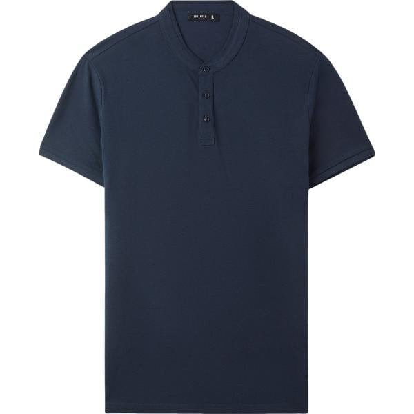 t-shirt Terranova blu tinta unita