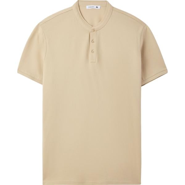 t-shirt Terranova marrone tinta unita