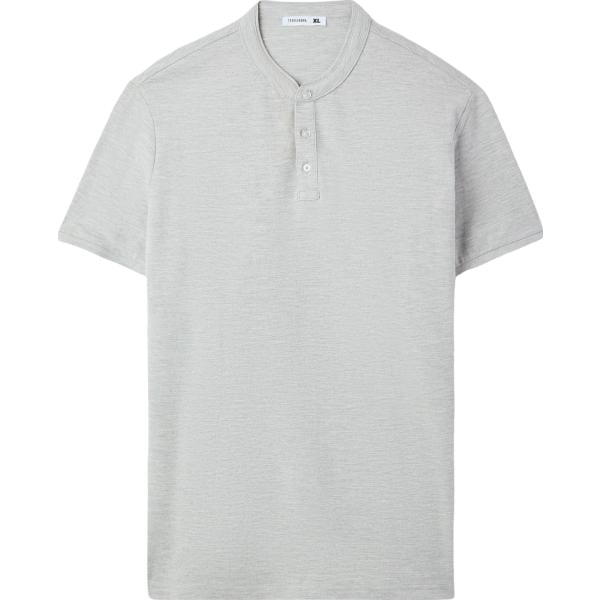 t-shirt Terranova grigio tinta unita