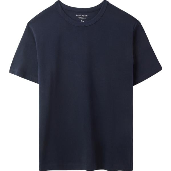 t-shirt Terranova blu tinta unita