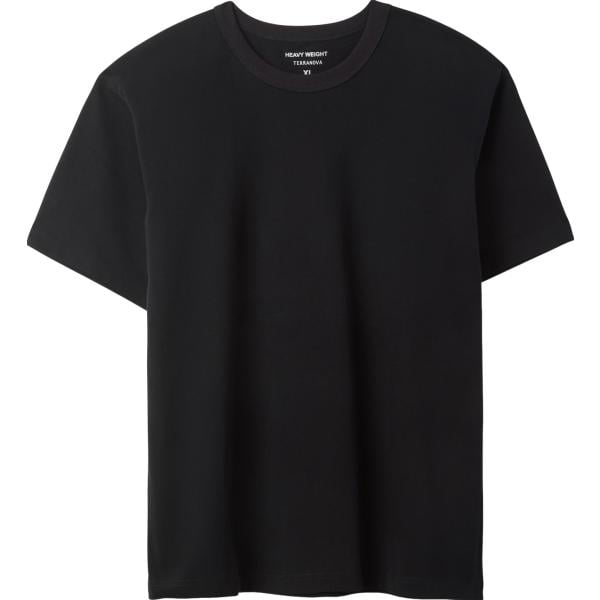t-shirt Terranova nero tinta unita