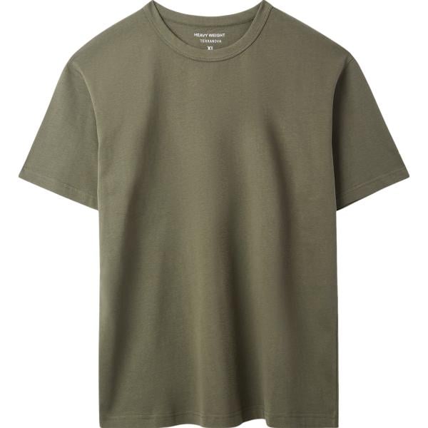 t-shirt Terranova verde tinta unita