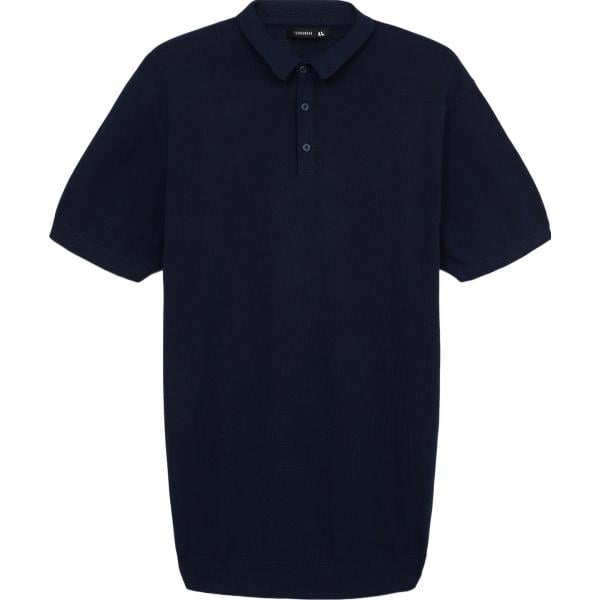 polo Terranova blu tinta unita