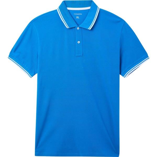 polo Terranova blu a righe