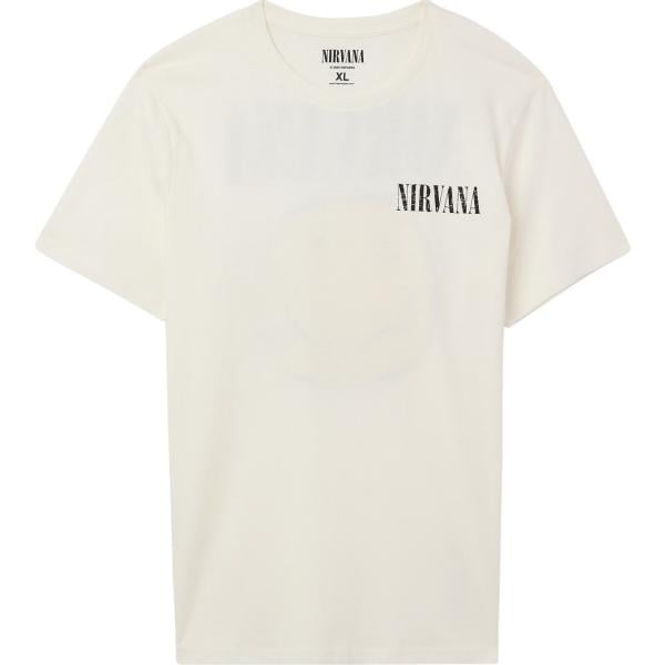 t-shirt Terranova bianco con stampe