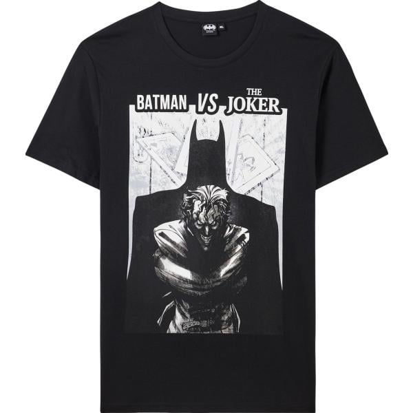 t-shirt Terranova nero con stampe