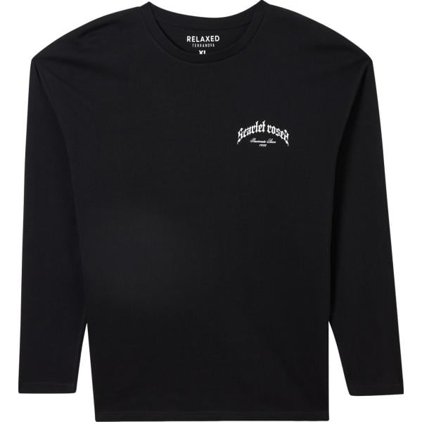 t-shirt Terranova nero con stampe